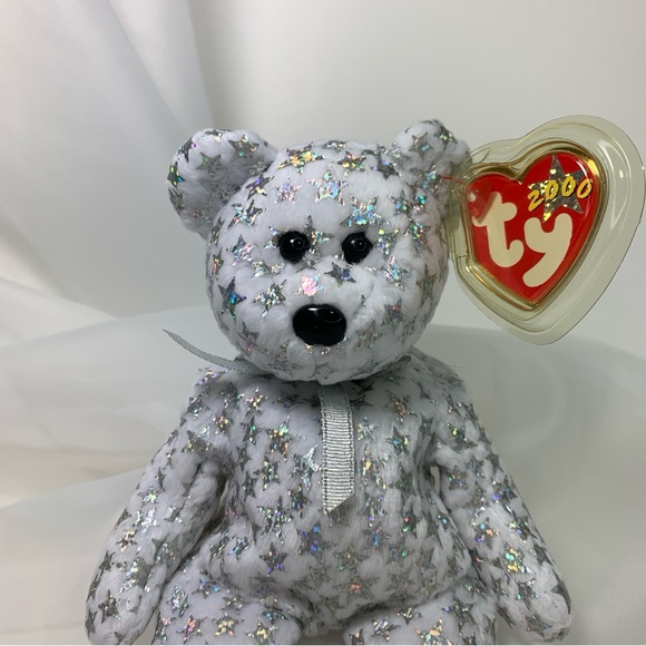 Vintage Ty “The Beginning “ Beanie Baby Bear Y2K/ VTG / 2000 / NWT - Picture 3 of 7